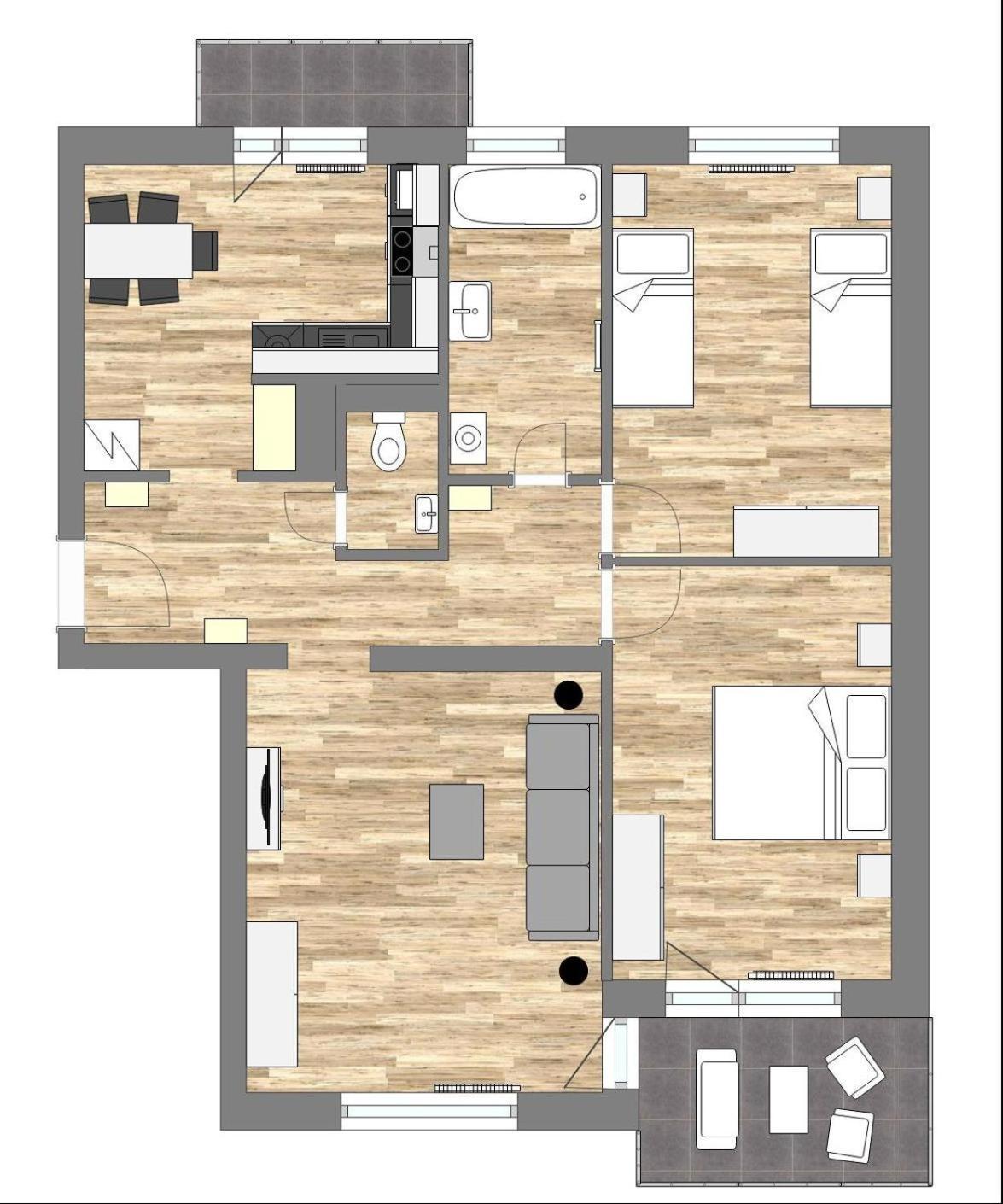 Apartmany Zlatovska Trenčín Eksteriør bilde